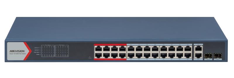 სვიჩი Poe Hikvision,DS-3E1326P-EI(B)