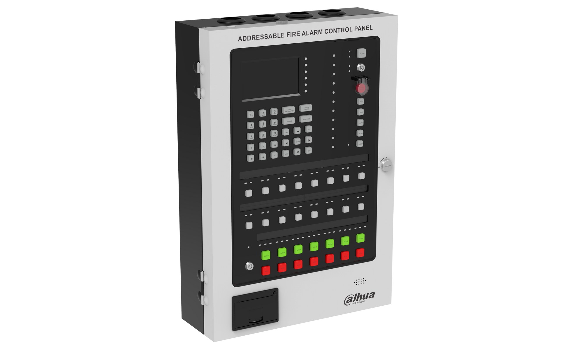/FP HY-1022R სამისამართო საკონტროლო პანელი, 1 სახანძრო მარყუჟით, 254 მისამართით. 2x12VDC/5Ah #581760