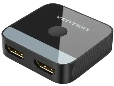 AKOB0 2-Port HDMI, Adapter, 2-Port HDMI Bi-Direction 4K Switcher Black ABS Type. - VENTION