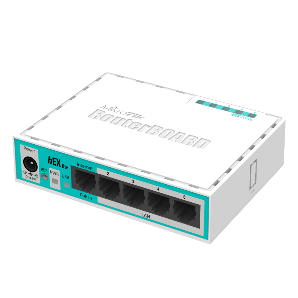 როუტერი - hEX lite, RB750r2, MikroTik