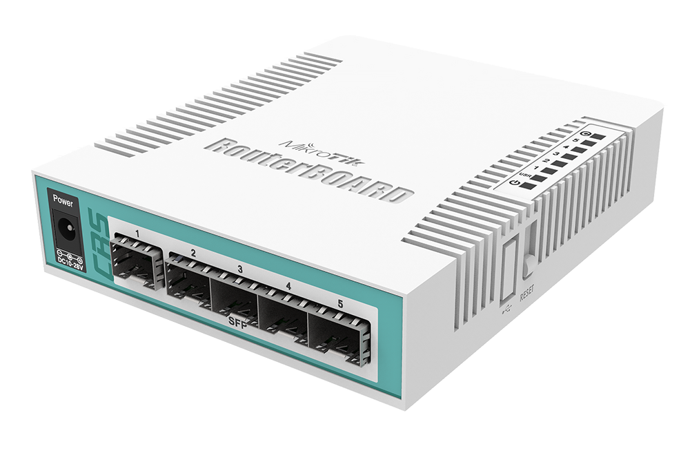 მართვადი სვიჩი - CRS106, L3, 1C, 5S, MikroTik