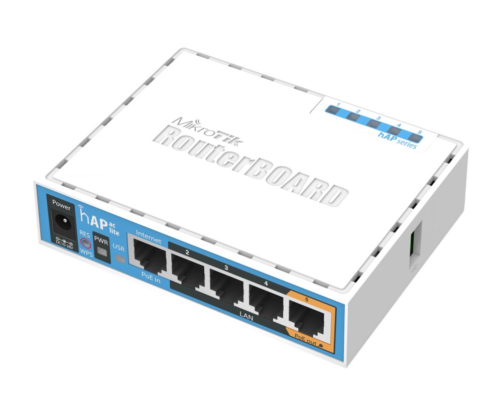 WiFi როუტერი - hAP ac lite, MikroTik