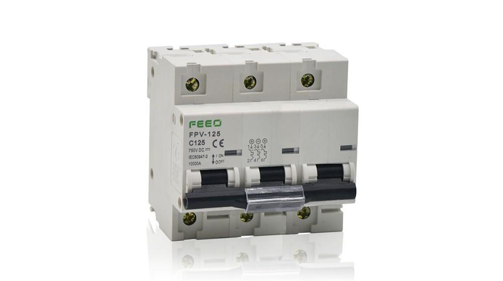 მუდმივი დენის ავტომატური ამომრთველი 3P 125A - NEX