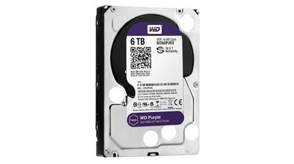 მყარი დისკი - 6TB, SATA HDD WD Purple - Western Digital