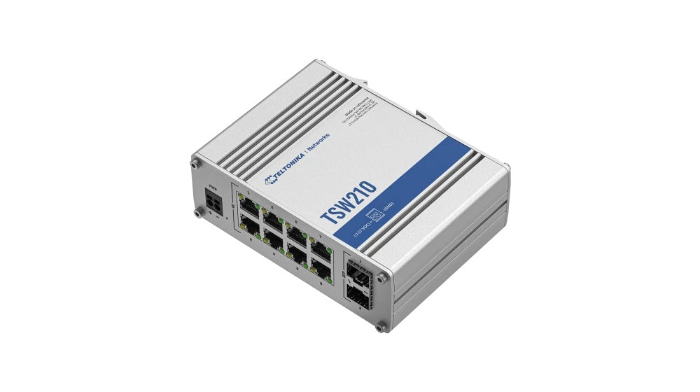 Switch 8 10/100/1000, 2 SFP ports - Teltonika