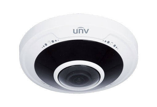 IP კამერა - 5მპ, 1.4მმ, Fisheye, IK10, 360°, Mic, SD, ANR, Uniview