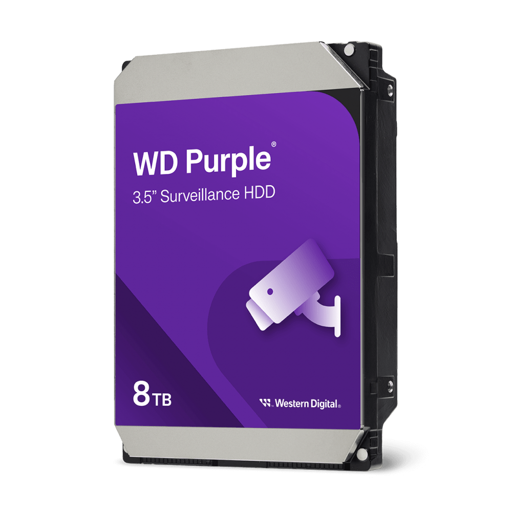 მყარი დისკი - 8TB SATA HDD WD Purple, WD85PURU - Western Digital