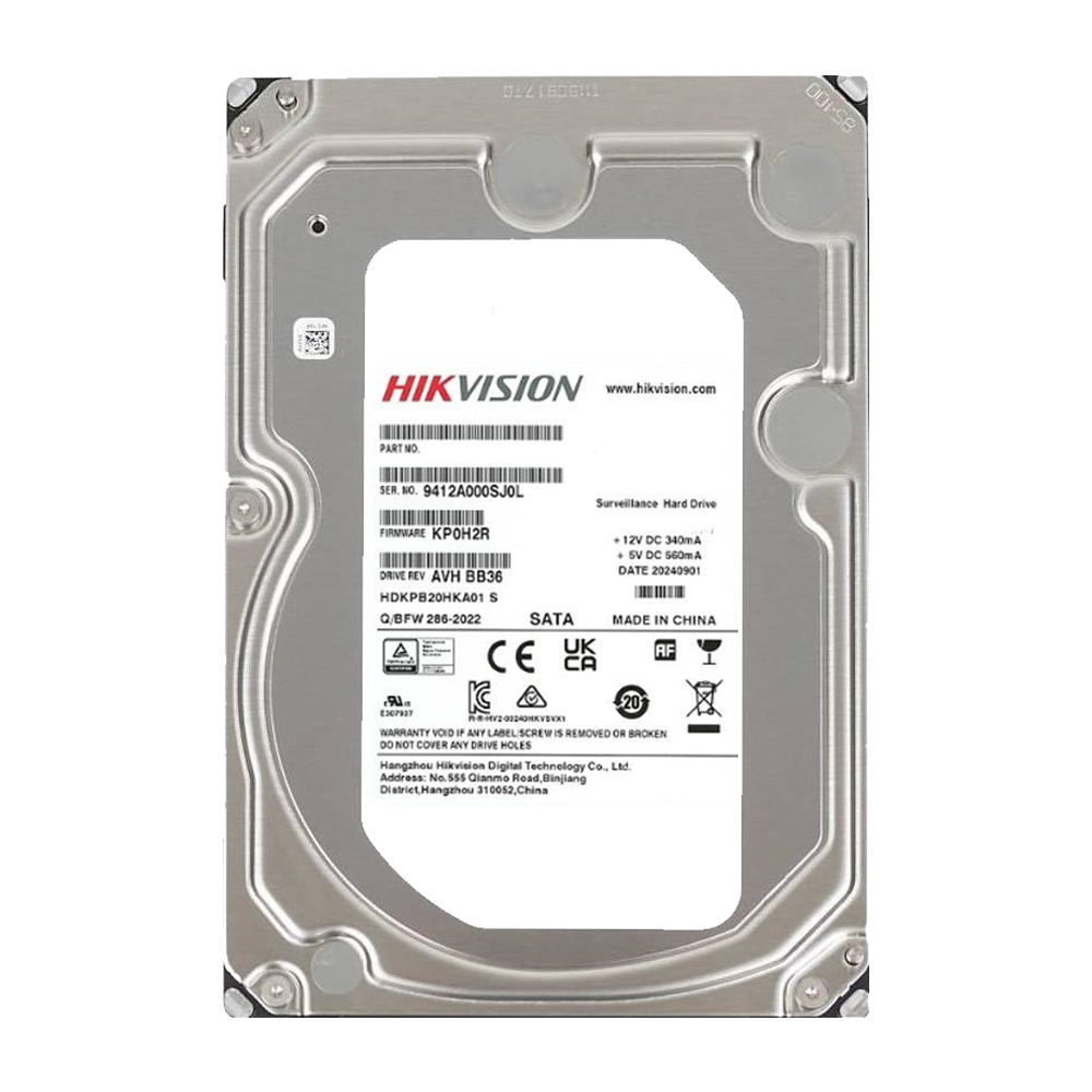 მყარი დისკი - 4TB, SATA HDD Hikvision
