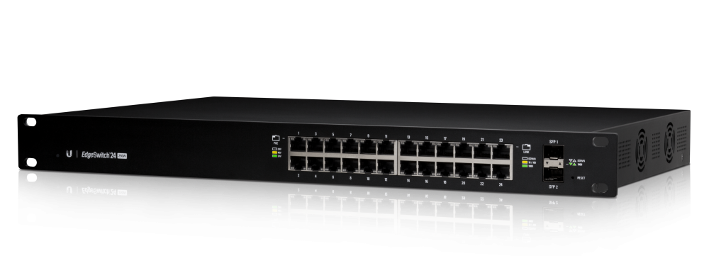 მართვადი PoE სვიჩი - EdgeSwitch 24 PoE 250W, Ubiquiti
