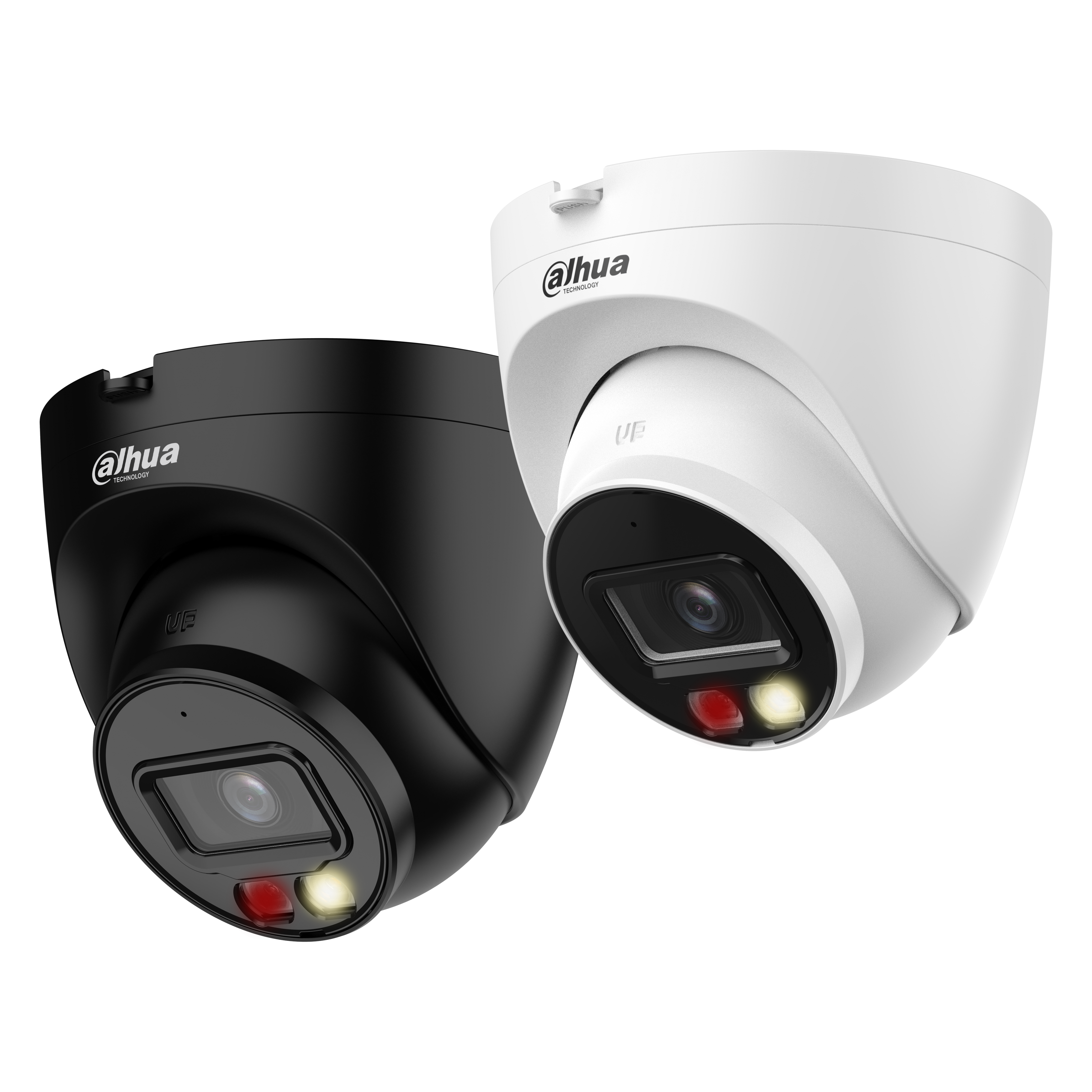 IPC-HDW2449T-S-IL 2.8mm 4მპ Eyeball ქსელური კამერა პლასტ. კორპ. IP67, Mic, IR/Warm light 30მ #581345