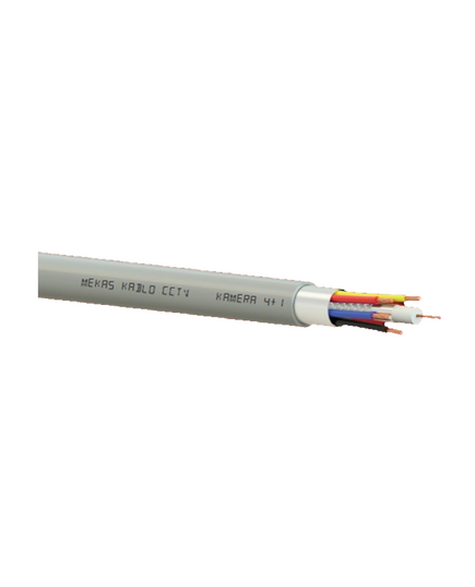 კაბელი CCTV CABLE 1+2 Mini Coax (2 x 0,50) (100m) (40957) - MekasKablo