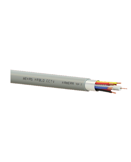 კაბელი CCTV CABLE 1+2 MINI COAX (2x0,22)(300M) (40950) - MekasKablo