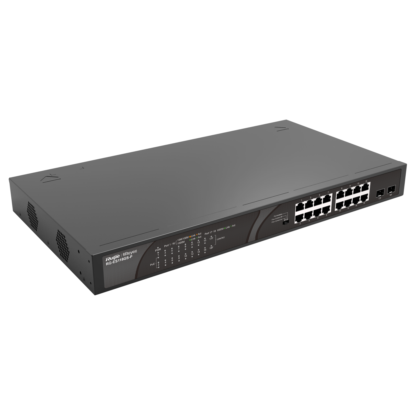 სვიჩი, POE RG-ES118GS-P POE Budget 120W - Ruijie