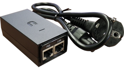 50V PoE ადაპტერი, 60W, GbE - Ubiquiti