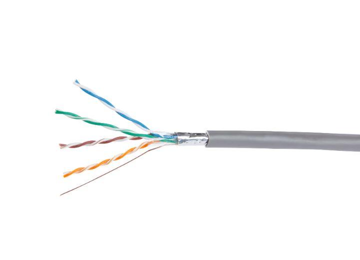 ქსელის კაბელი CAT-5e, FTP LAN Cable 0.5mm, CCAU 24 AWG (05112400) - ITD