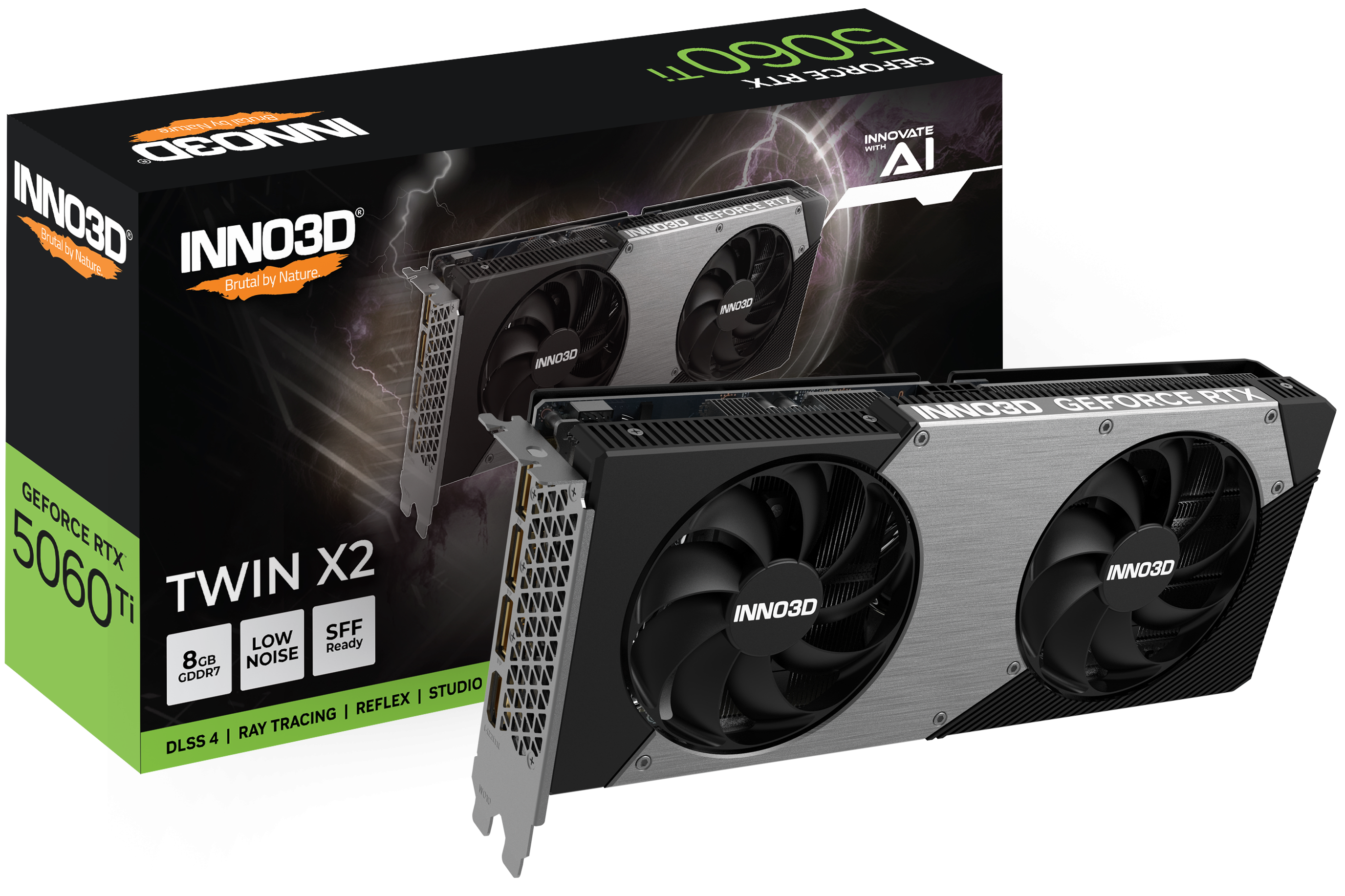 INNO3D GeForce RTX™ 5060 Ti 8GB TWIN X2 GDDR7