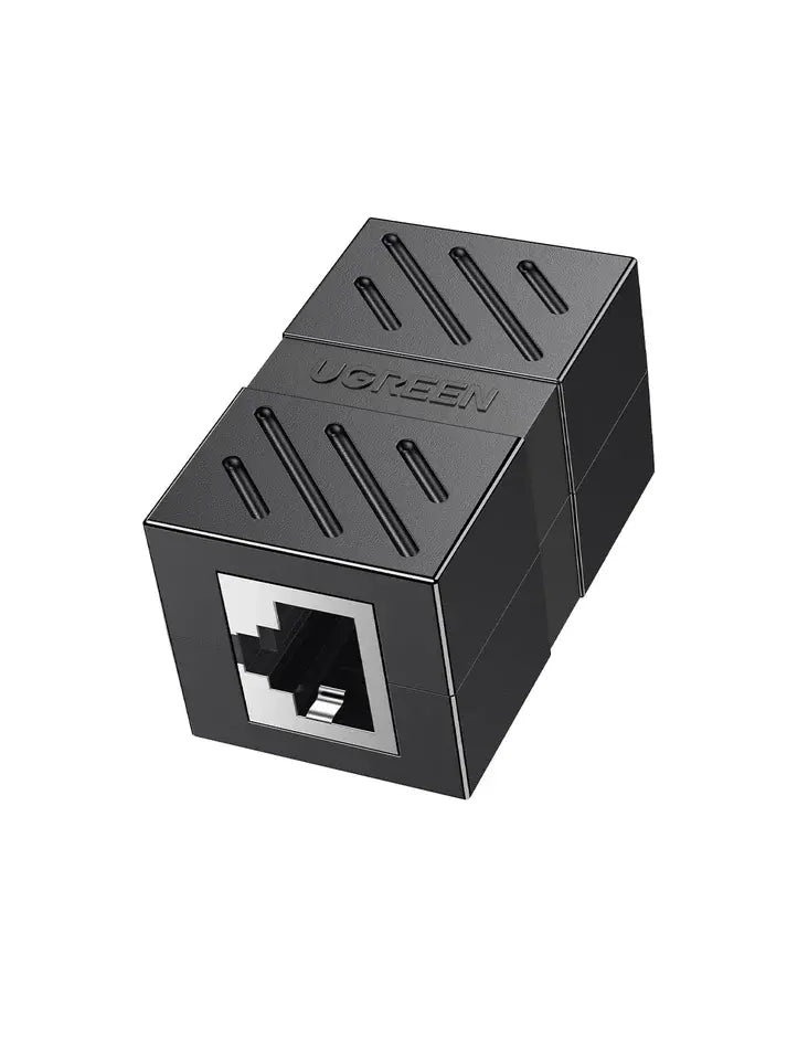 NW114 UGREEN (20390)  RJ 45 Network Keystone Jack In-Line Coupler Female to Female 1pcs (Black)