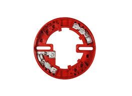 Base, low profile, 4-terminal, 99mm, continuity, red 682-002 - Numens