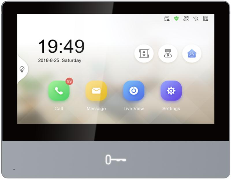 დომოფონი 7" Touch-Screen ეკრანით DS-KH8350-WTE1 - Hikvision