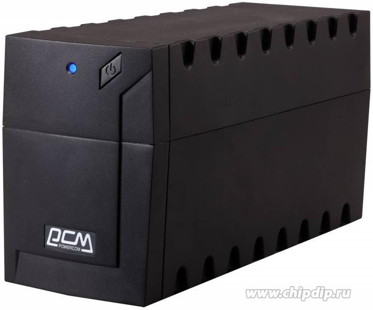 POWERCOM, RPT-800A, 800VA/480W, Black.