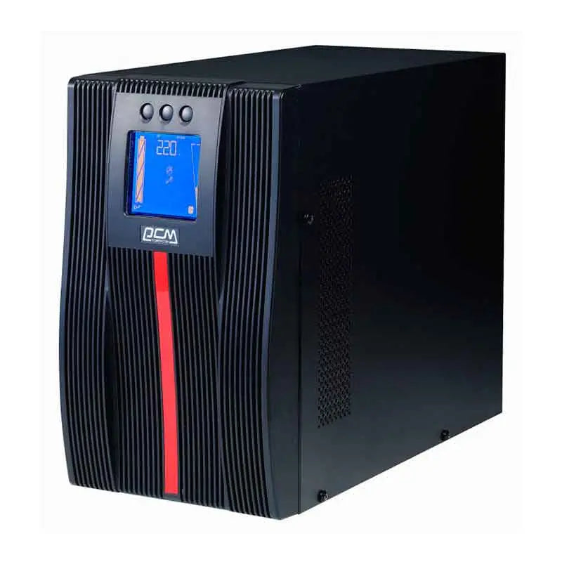POWERCOM, MAC-1500, 1500VA/1500W, Online, Automatic and manual internal bypass, Black
