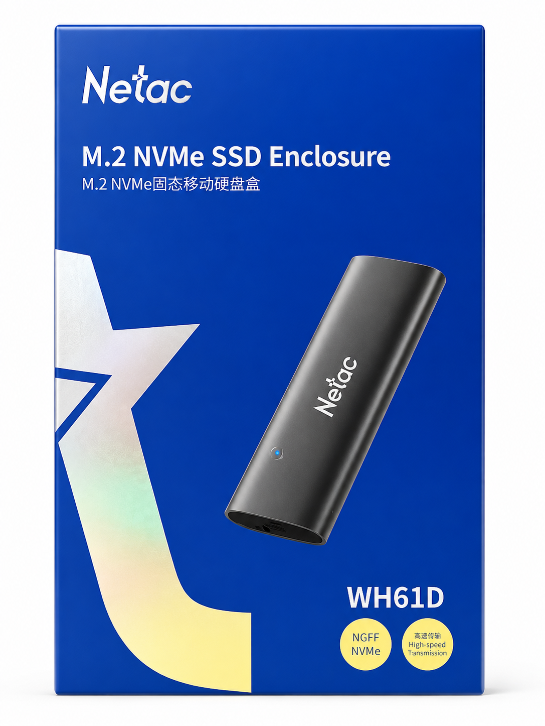 WH61D, M.2 NVMe SSD Enclosure. - NETAC