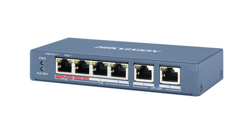 სვიჩი POE DS-3E0106HP-E - Hikvision