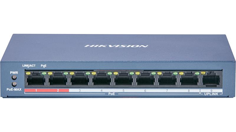 სვიჩი POE DS-3E0109P-E/M(B) - Hikvision