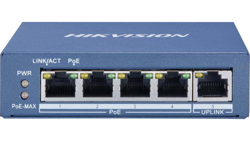 სვიჩი POE DS-3E0505P-E - Hikvision