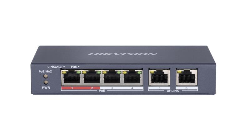 სვიჩი POE DS-3E0106P-E/M - Hikvision