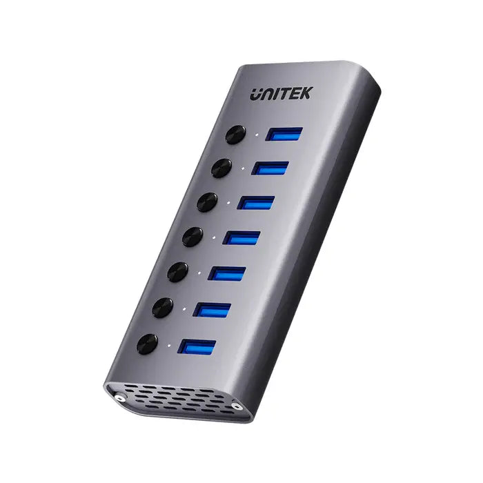 H1314A, UNITEK, USB HUB, 7-in-1 USB-C 5Gbps Hub .