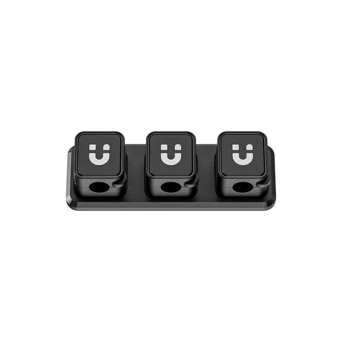 T1117A, UNITEK, Cable Manager, Magnetic Cable Clips (3pcs Clips + 1pc Base per Box).
