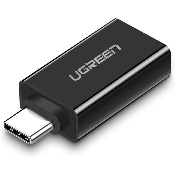 US173, UGREEN, Adapter, Type-C 3.1 Male To USB 3.0 female Adapter, Black.