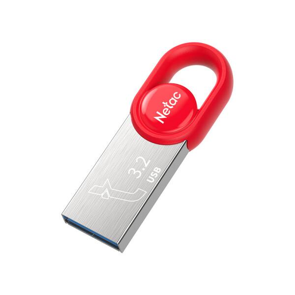 NETAC, UM2, 64GB, USB 3.2, Red