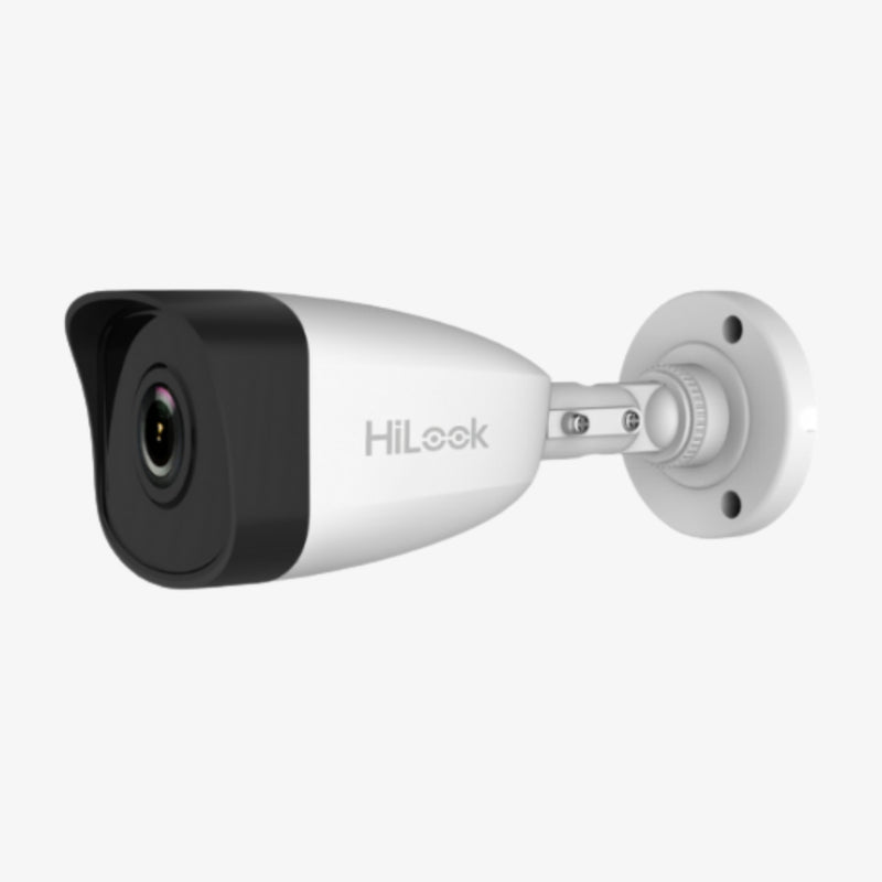Hilook IPC-B121H 2MP IP Bullet კამერა 2.8mm ფიქსირებული ლინზით და IR განათებით 30 მეტრამდე – მაღალი ხარისხის ქსელური უსაფრთხოების კამერა შიდა და გარე მონიტორინგისთვის.