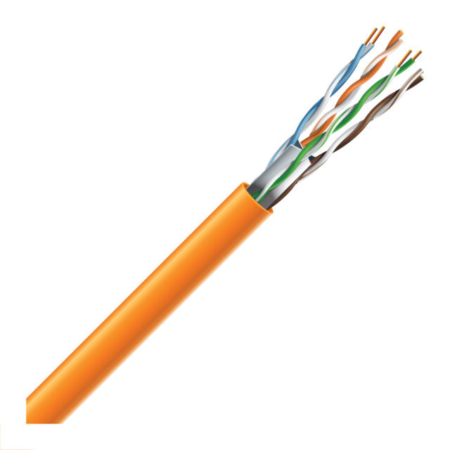 ქსელის კაბელი CAT 6 U/UTP 4x2x23 AWG-CU - HFFR - DATA / LAN CABLE H.S 8544.49.20.00.00 - MekasKablo