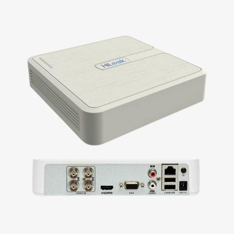 Hilook DVR-104G-F1 4 არხიანი ციფრული ვიდეო ჩამწერი 1 SATA პორტით და AoC მხარდაჭერით – პროფესიონალური DVR სისტემა უსაფრთხოების კამერებისთვის.