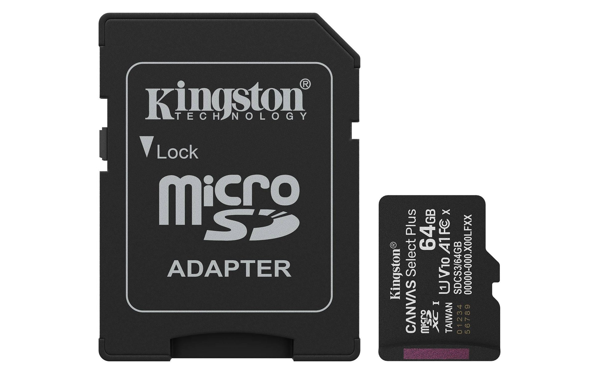 Kingston,SDCS3, 64GB, Canvas Select Plus Memory Card