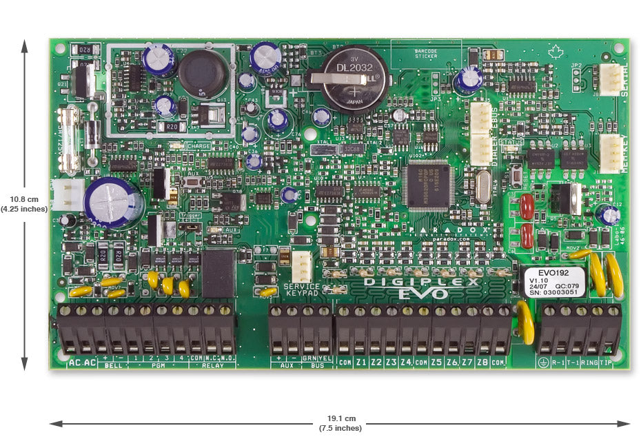 პანელი EVO_192  main board (214104) - Paradox