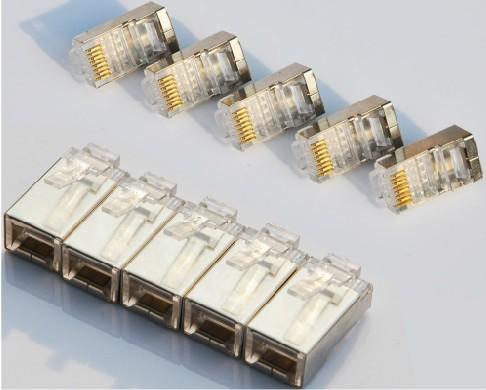 RJ45,8P/8C,FTP,Cat5,24Awg  Lan Connector,Jack - ITD