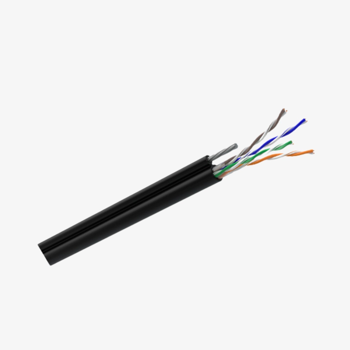 ქსელის კაბელი UNIVIEW Cat5e UTP 100% სპილენძის, გარე გამოყენებისთვის, 305 მეტრი – გამძლე Ethernet კაბელი სტაბილური სიგნალით და მაღალი სიჩქარით.