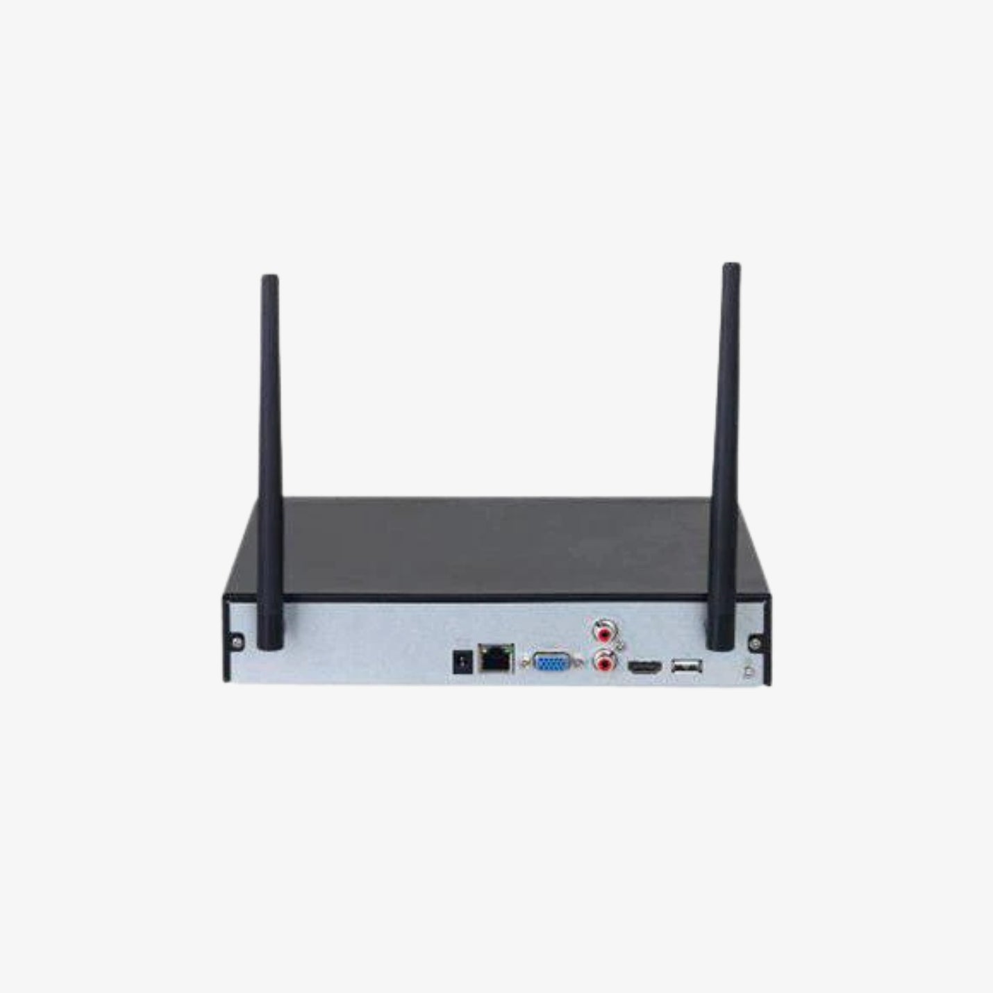 ქსელური ვიდეო ჩამწერი Dahua NVR1104HS-W-S2-CE – 4 არხიანი უკაბელო NVR Wi-Fi მხარდაჭერით და CE სერტიფიკატით | Dahua Wireless 4-Channel NVR NVR1104HS-W-S2-CE with Built-in Wi-Fi and CE Certification for IP Camera Systems