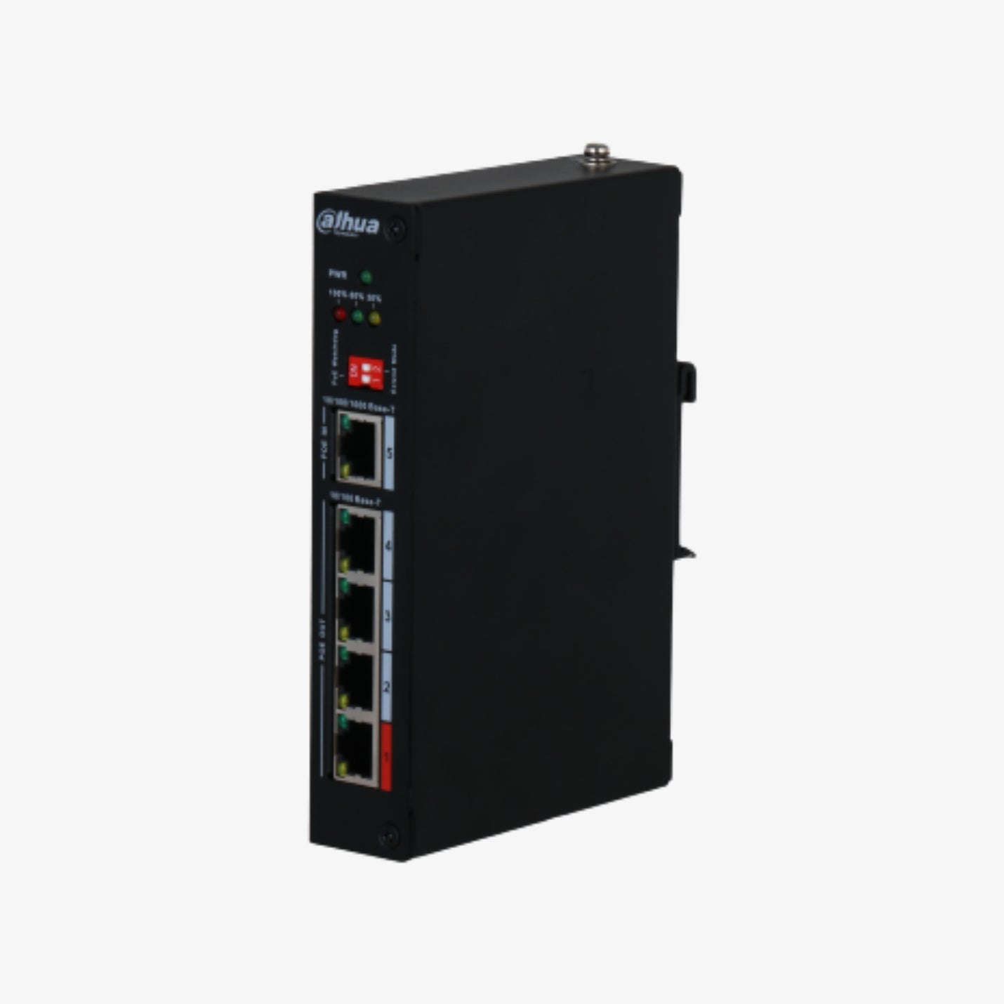 PFT1500 5 პორტიანი PoE ქსელური დამაგრძელებელი 60W / PFT1500 5-Port PoE Network Extender 60W