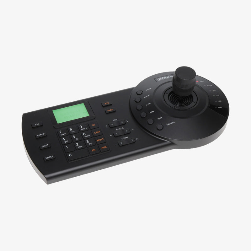 Dahua NKB1000 ქსელური მართვის კლავიატურა #58079 – პროფესიონალური კონტროლის პანელი ვიდეოთვალთვალის სისტემებისთვის.