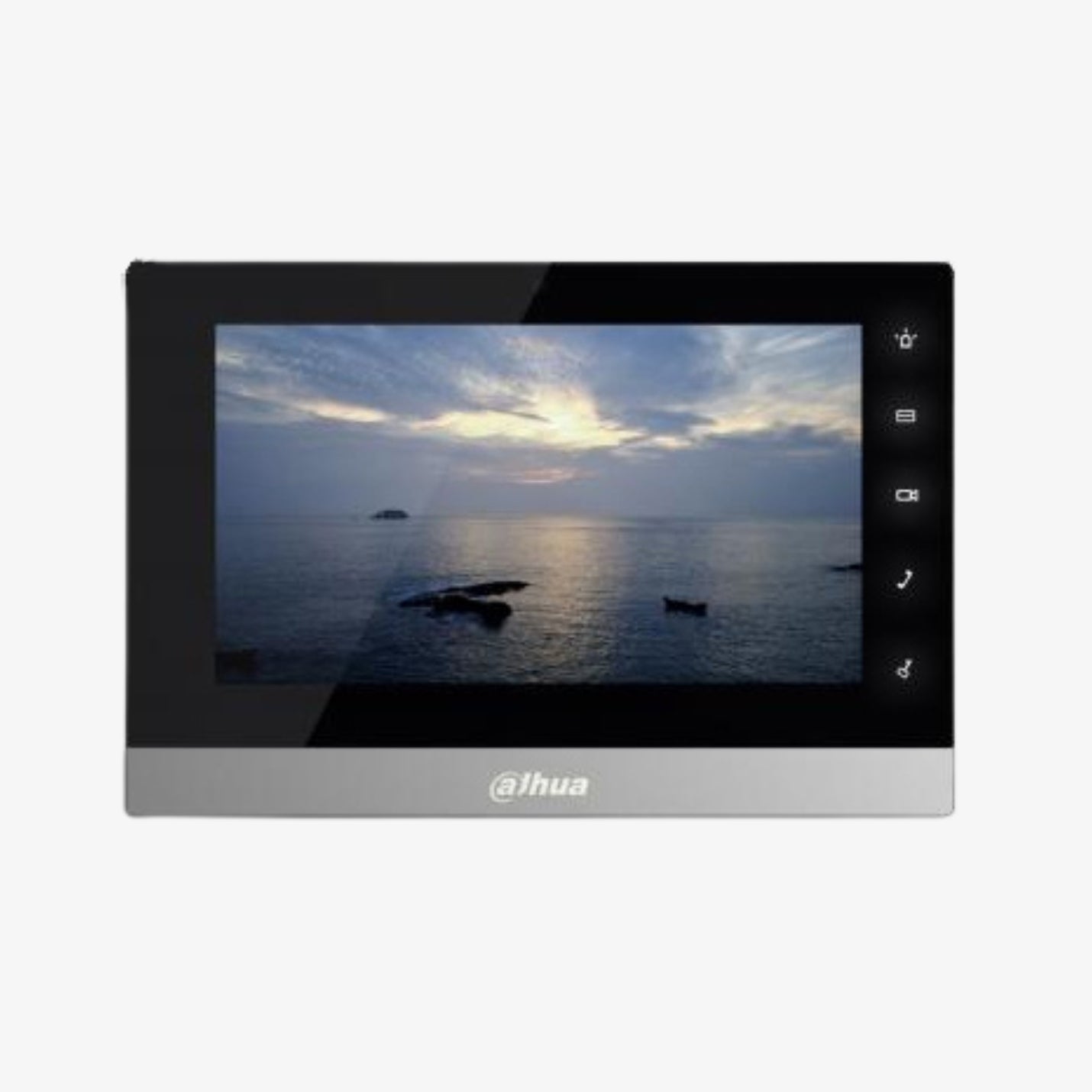 VTH1510CH ქსელური ვიდეო დომოფონის მონიტორი DC12V VTNS1060A შავი / VTH1510CH Network Video Door Phone Monitor DC12V VTNS1060A Black