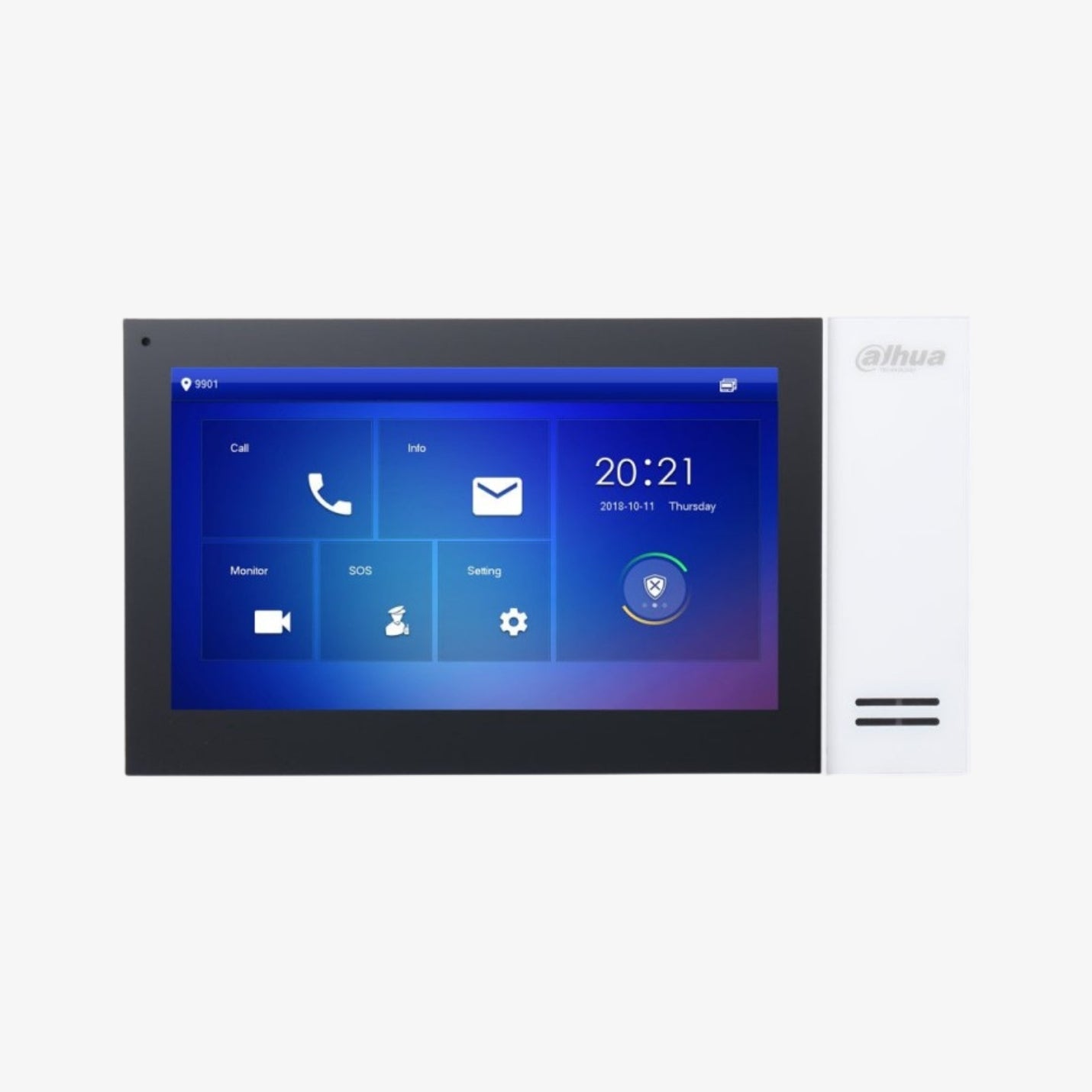 VTH2421FW-P ქსელური ვიდეო დომოფონის მონიტორი SIP2.0 DC12V PoE(802.3af) თეთრი / VTH2421FW-P Network Video Door Phone Monitor SIP2.0 DC12V PoE(802.3af) White