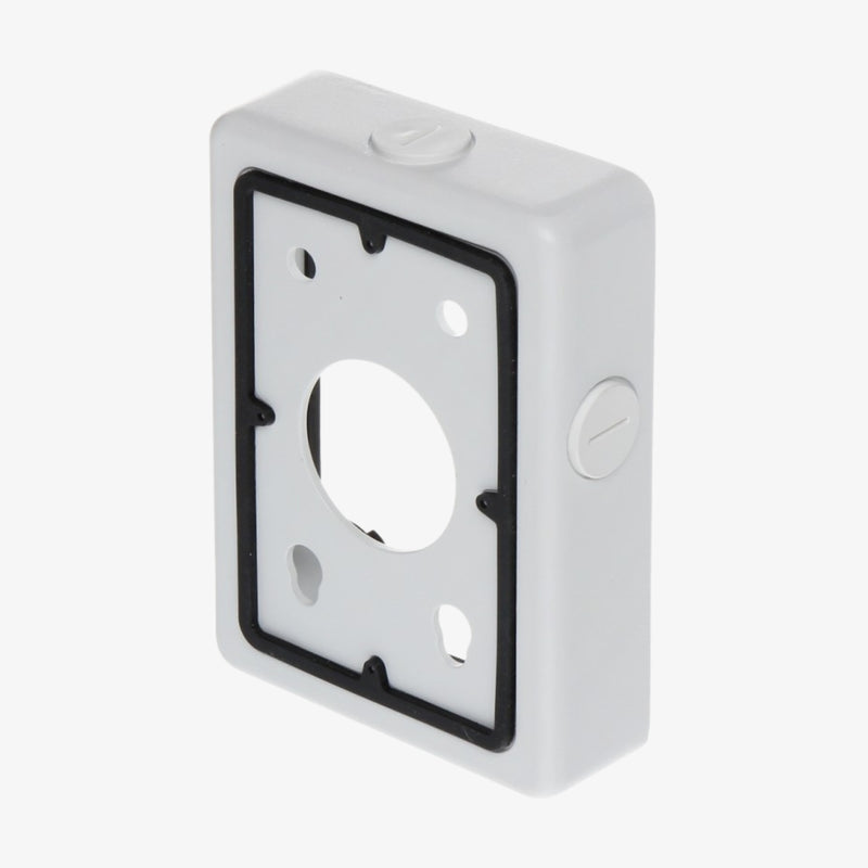 PFA120 ალუმინის საკომუტაციო ყუთი – სამონტაჟო აქსესუარი მართვადი კამერებისთვის, 7კგ დატვირთვა, 115x160x38.8მმ, G1/2.