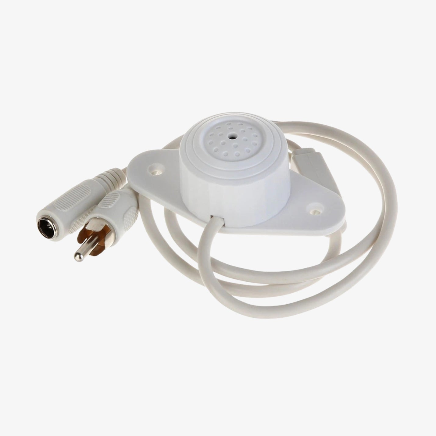 Dahua HAP100 მიკროფონი – მაღალი ხარისხის აუდიო მოწყობილობა ვიდეოთვალთვალის სისტემებისთვის.