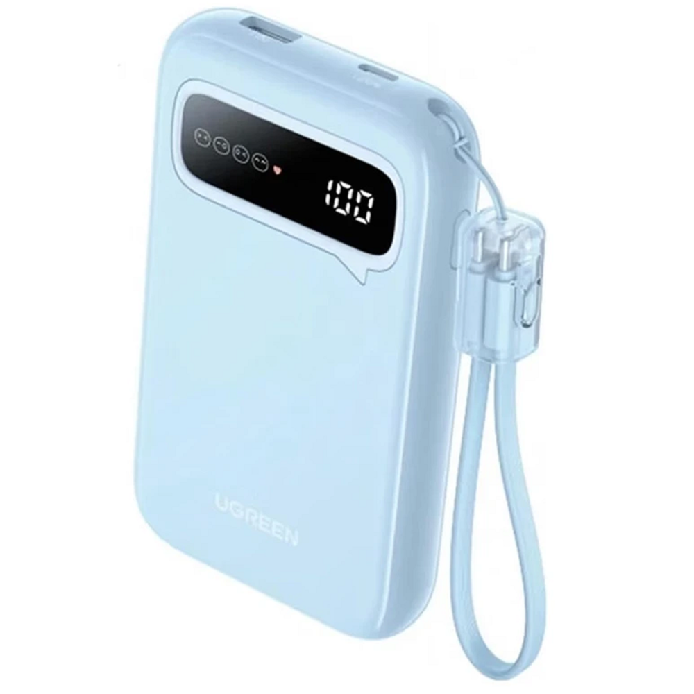 UGREEN, PB522, Power Bank, 10000mAh, USB, Type-C, Power Bank, Blue.