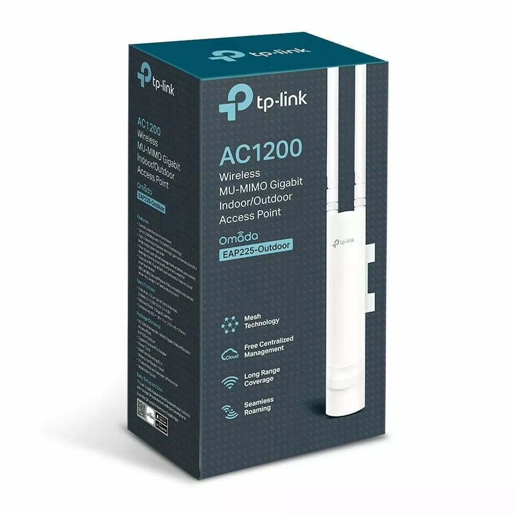 როუტერი EAP225-Outdoor, AC1200,WiFi5, Wireless MU-MIMO Gigabit Indoor/Outdoor Access Point,IP65 - Omada